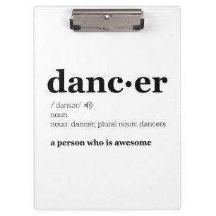 Definition of a Dancer Clipboard