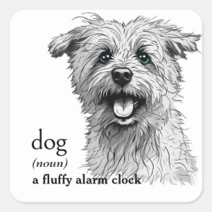 Definition Of a DOG  Square Sticker