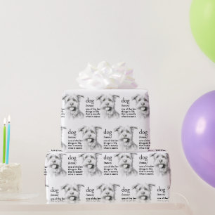 Definition Of A Dog Wrapping Paper