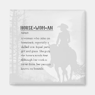 Definition of a Horsewoman Magnet