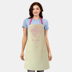 Definition Of A Mother-Heart Outline by STaylor Apron