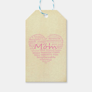 Definition Of A Mother-Heart Outline by STaylor Gift Tags