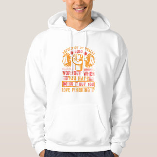 Definition of a Really Good Workout – Funny Gym Hoodie