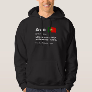 Definition of Avo Camisa Portuguese Grandmother Hoodie