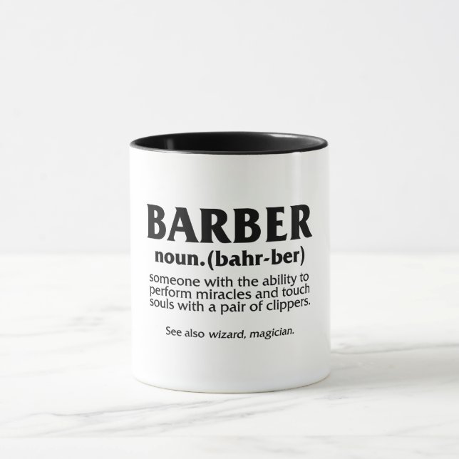 Definition Of Barber Mug (Center)