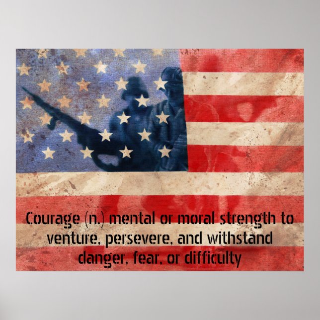 Definition of Courage Army Men Poster (Front)