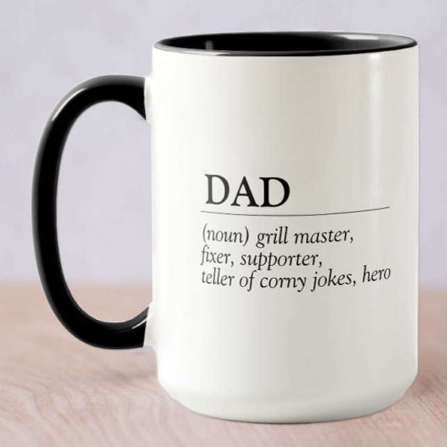 Definition of Dad Father's Day Mug (Definition of a dad coffee mug)
