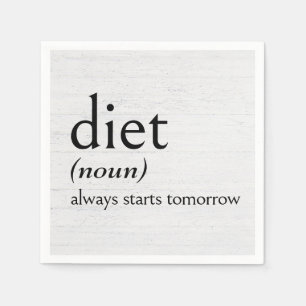 Definition of DIET Napkin