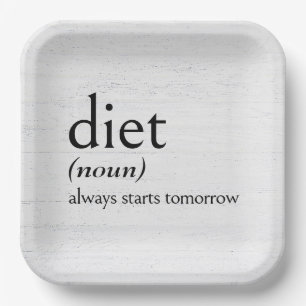 Definition of DIET Paper Plate