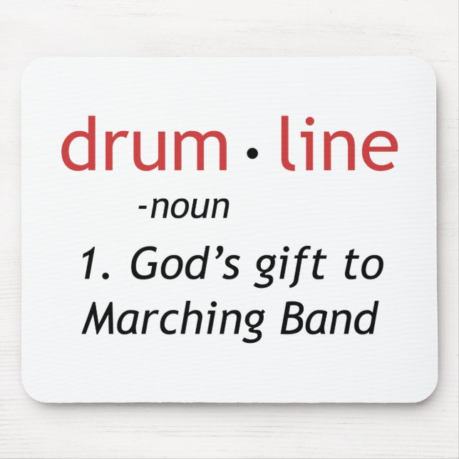 Definition of Drumline Mouse Mat (Front)