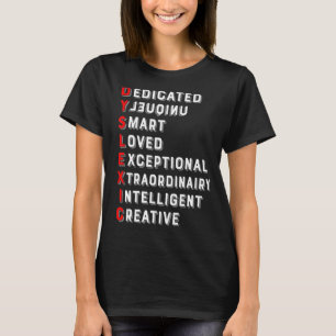 Definition of Dyslexia Awareness Interventionist T T-Shirt