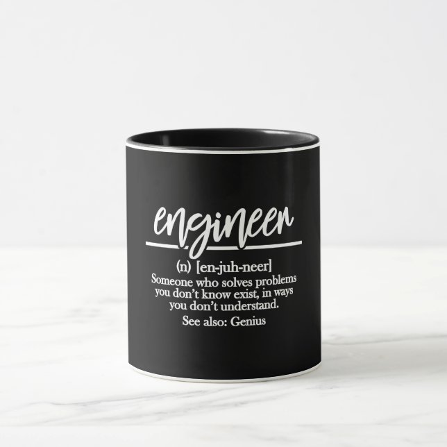 Definition Of Engineer Mug (Center)