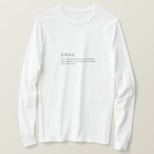 Definition of EXO-L T-Shirt (Design Front)