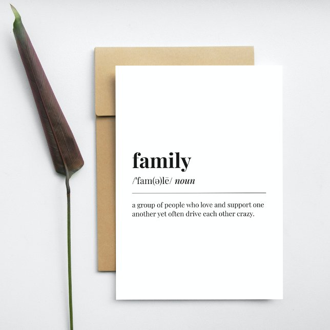 Definition of Family Card (Creator Uploaded)