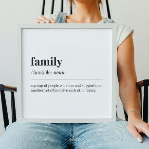 Definition of Family Poster