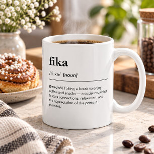 definition of fika swedish coffee break dictionary mug