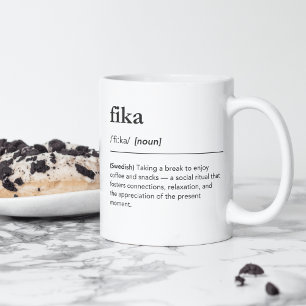 definition of fika swedish coffee break dictionary mug
