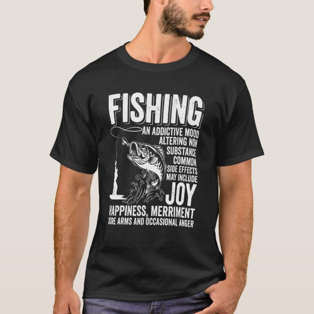 Definition of Fishing   Fishing Fisherman T-Shirt (Front)