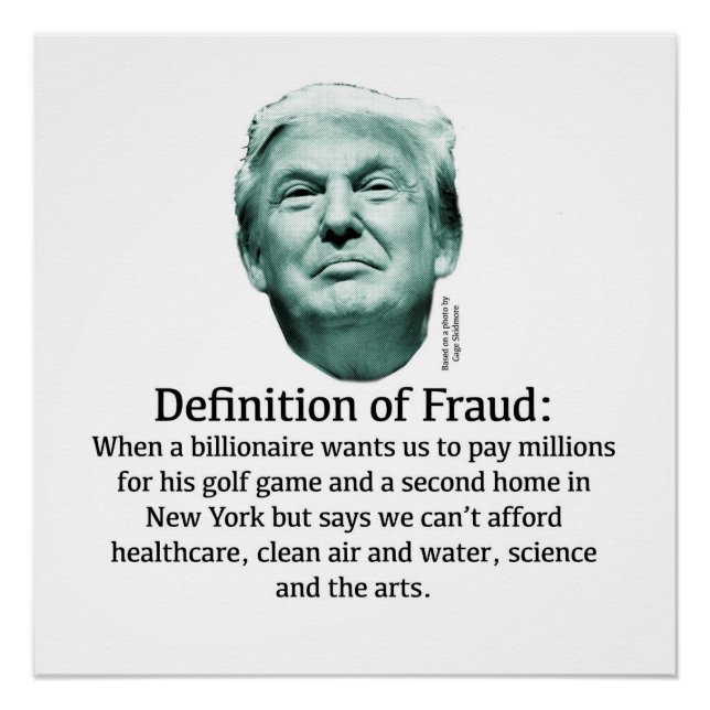 Definition of Fraud: When a Billionaire... Poster (Front)