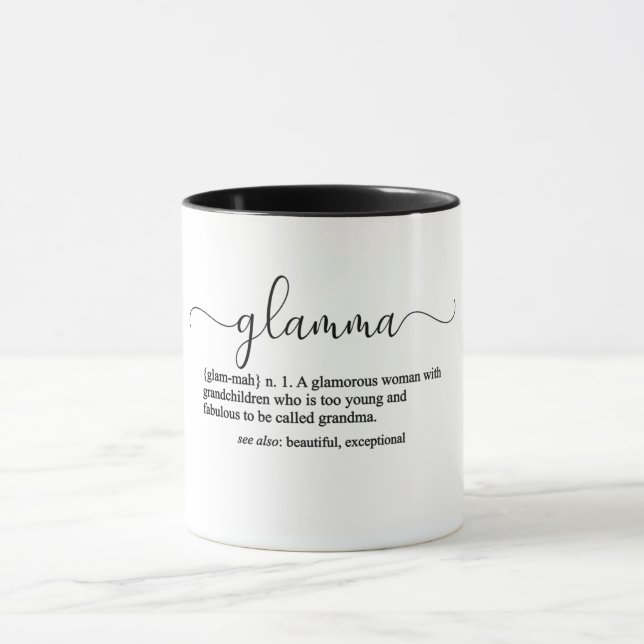 Definition Of Glamma Mug (Center)