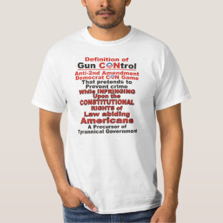Definition of Gun CONtrol Men's T Shirt