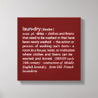 Definition of Laundry Crisp Red & White