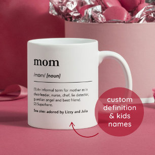 Definition of Mum funny Mother dictionary Coffee Mug
