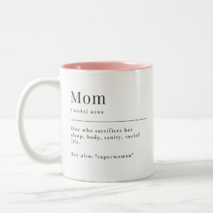 Definition of Mum  Two-Tone Coffee Mug