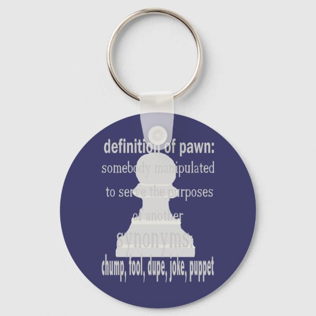 Definition of Pawn Keychain (Front)