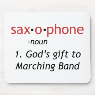Definition of Saxophone Mouse Mat
