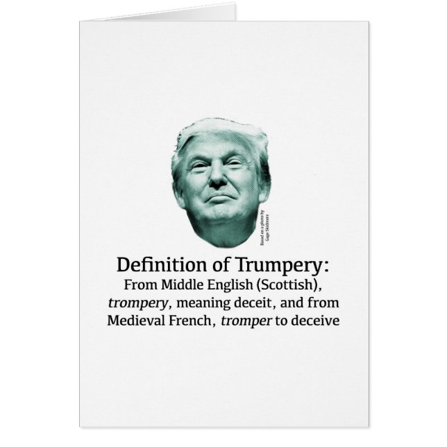 Definition of Trumpery (Front)
