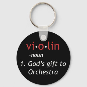 Definition of Violin Key Ring