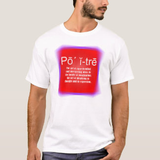 Definition Poetry in Red T-Shirt