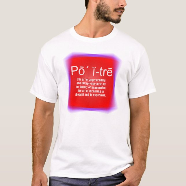 Definition Poetry in Red T-Shirt (Front)