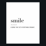 Definition Smile Poster<br><div class="desc">Definition Smile</div>