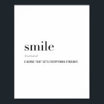 Definition Smile Poster<br><div class="desc">Definition Smile</div>