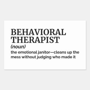 Definition Sticker – Behavioural Therapist Humour
