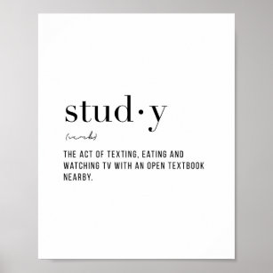 Definition Study Poster