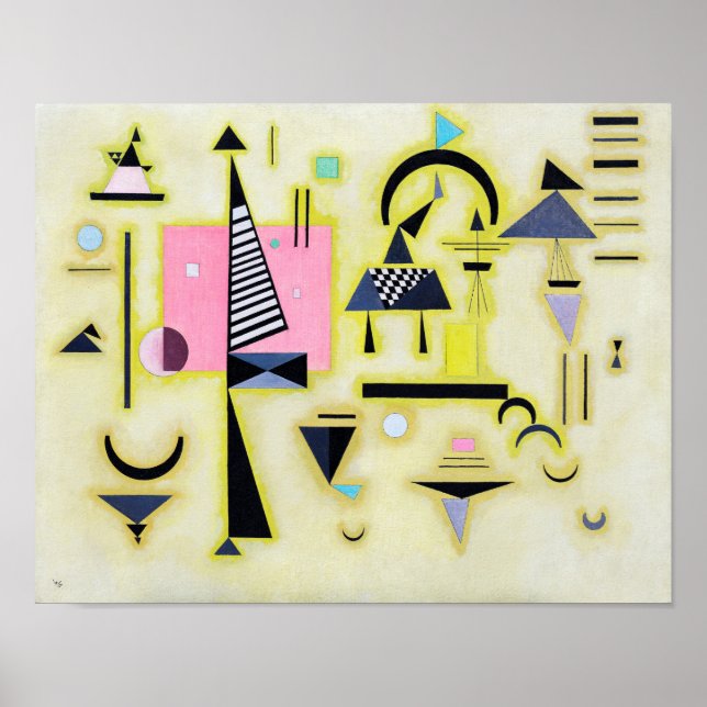 Definitive Rosy, Wassily Kandinsky Poster (Front)
