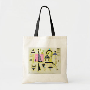 Definitive Rosy, Wassily Kandinsky Tote Bag
