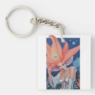 Deflowered - Ken Gauge Art Key Ring