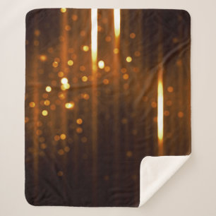 Defocused background sherpa blanket