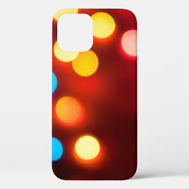 Defocused christmas lights. New Year bokeh. Abstra Case-Mate iPhone Case (Back)
