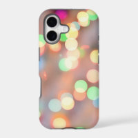 Defocused image of illuminated christmas Light