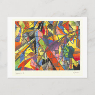 Deformation I (around 1927) by Karl Wiener Postcard