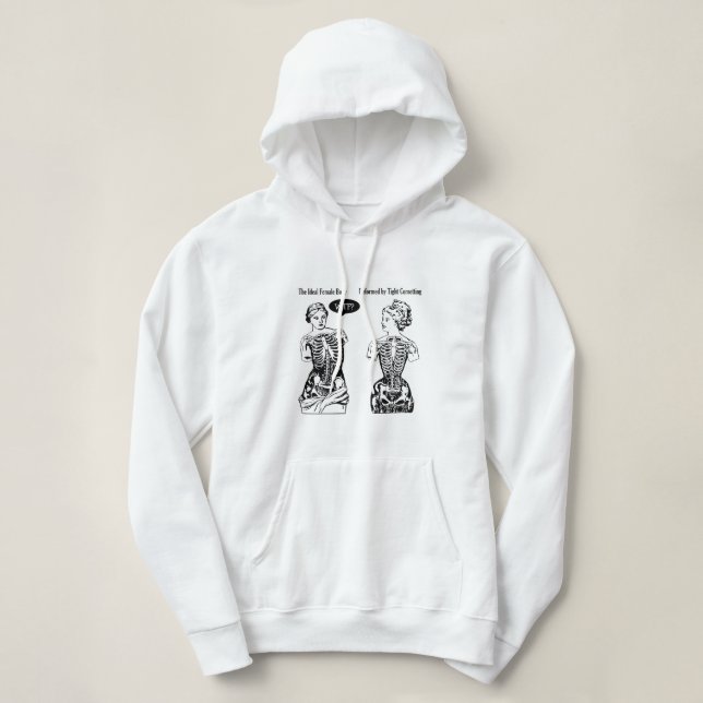 Deformed by Corsetting (apply to anything) - Hoodie (Design Front)