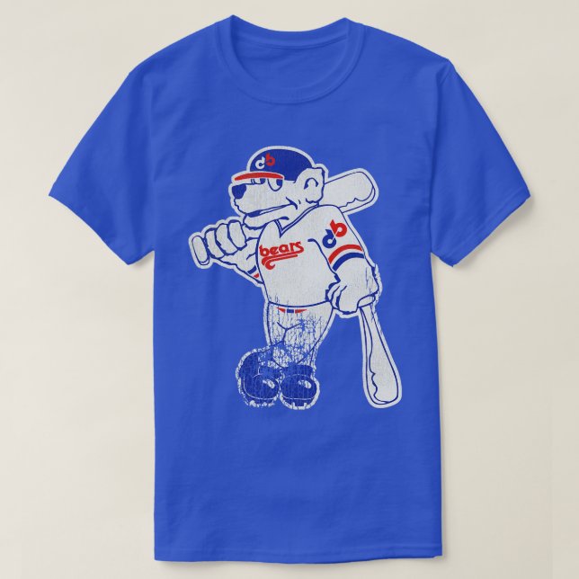 Defunct 80s Mascot Denver Bears Baseball Team T-Shirt (Design Front)