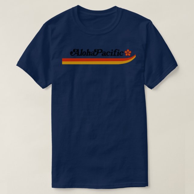 Defunct Aloha Airlines T-Shirt (Design Front)