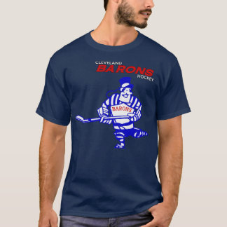 Defunct Barons Hockey 1977 T-Shirt