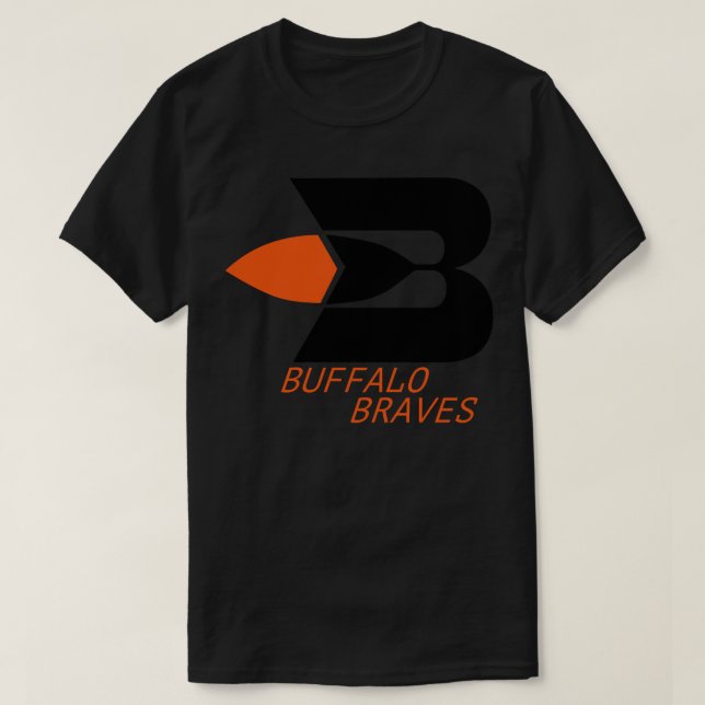 Defunct Buffalo Braves Basketball 1970 T-Shirt (Design Front)